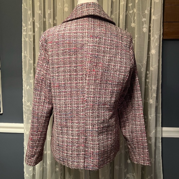 Bagatelle Pink Tweed Blazer - Picture 2 of 5